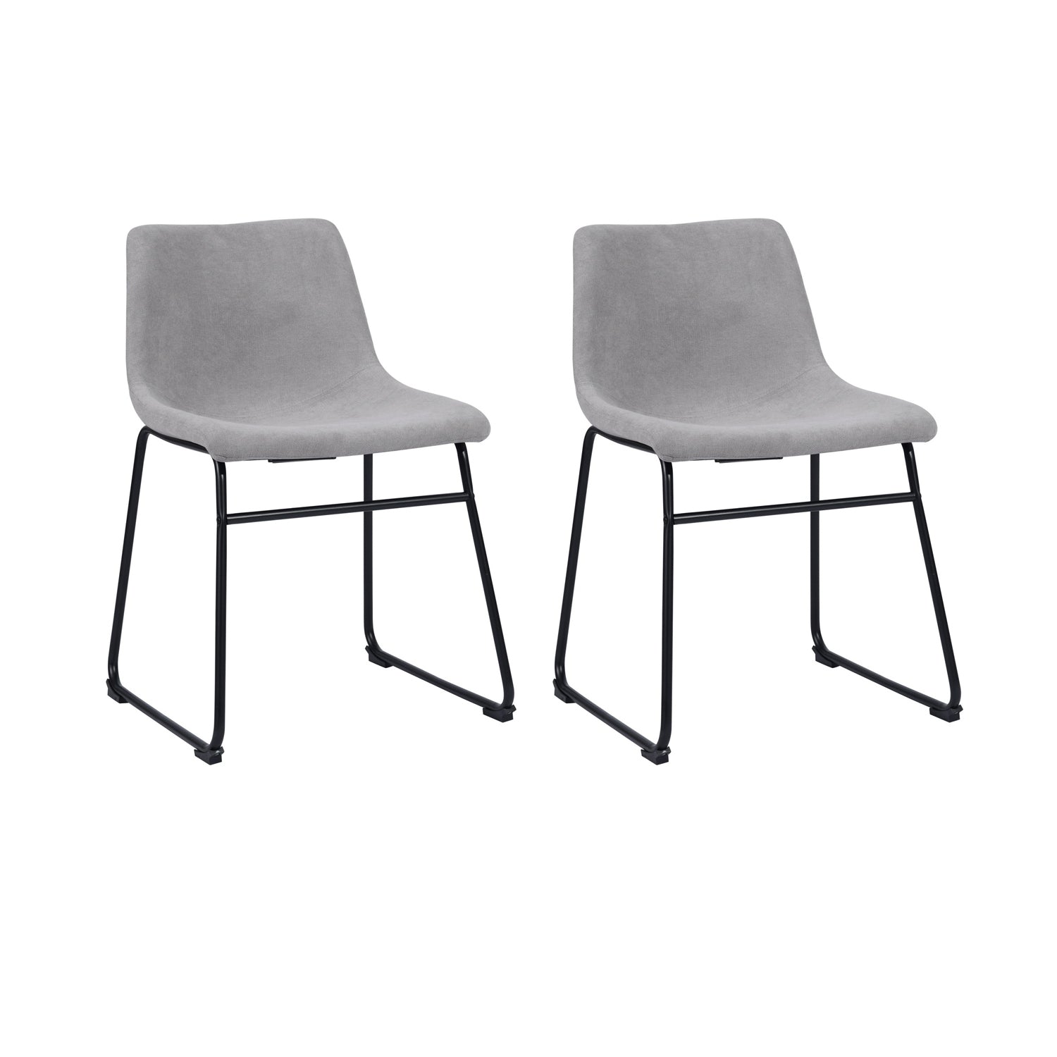 Genova Fabric Grey Dining Chair