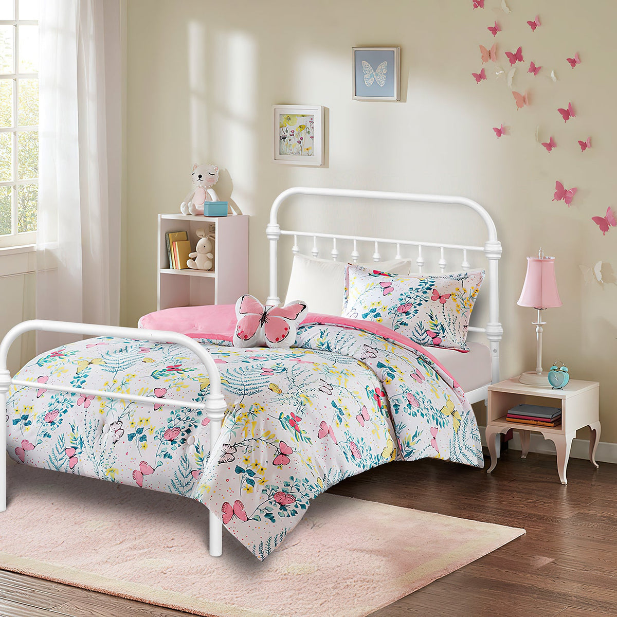 Gobert Twin White Beds