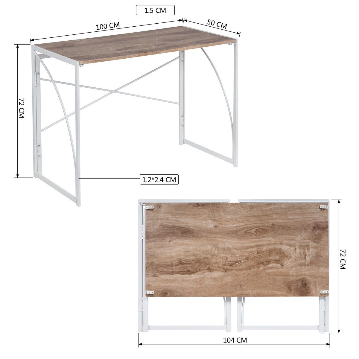 Guduric Oak Office Desk