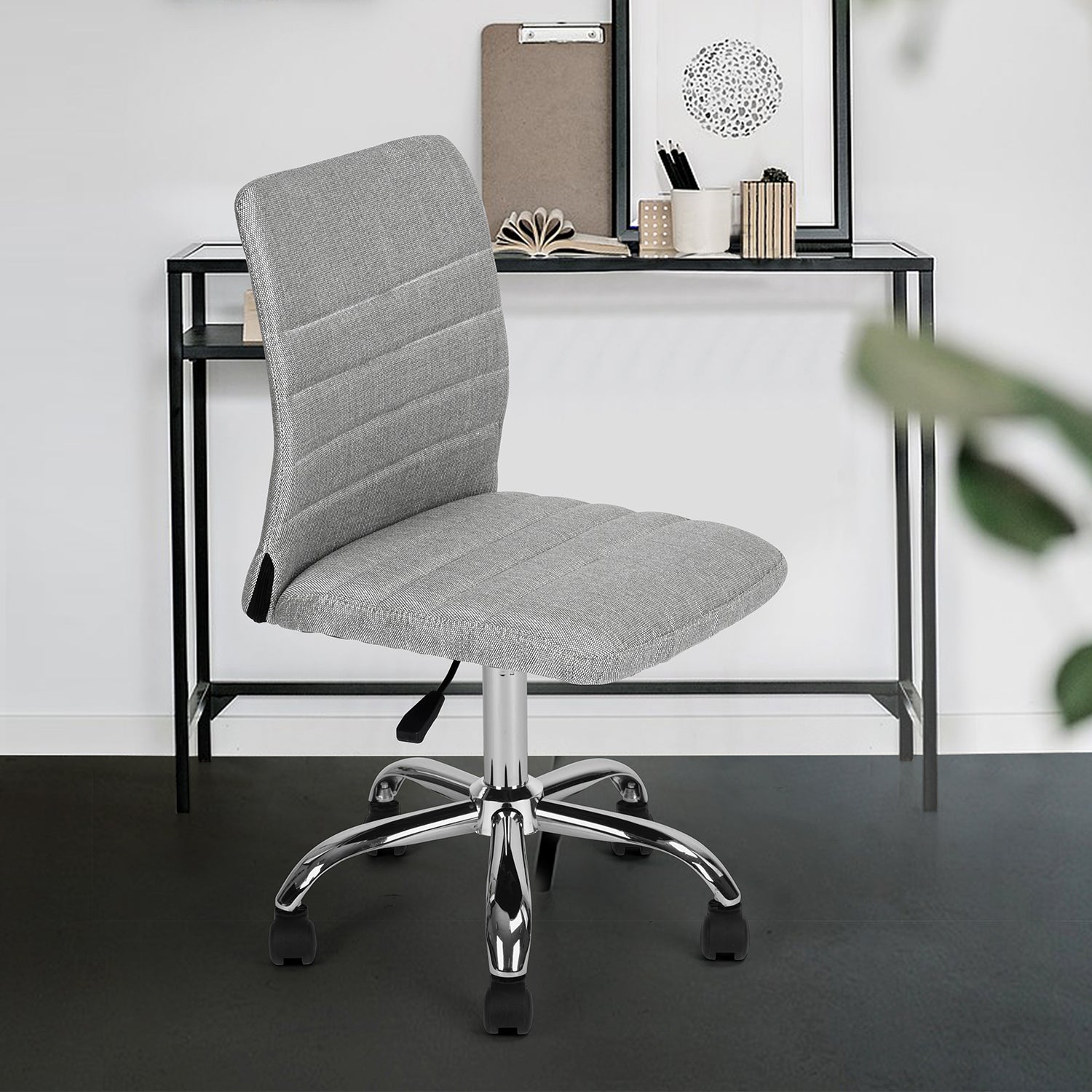 Hertha Grey Office Chair