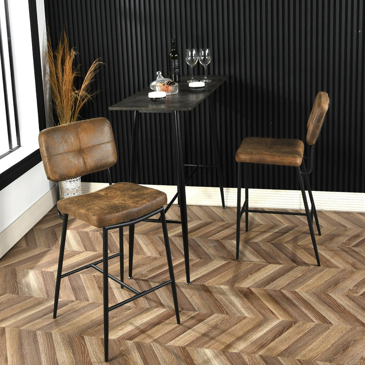 Independence Bar Bouton Suede Brown