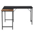 Isoud 124Cm Black Brown Desks