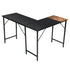 Isoud 124Cm Black Brown Desks