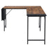 Isoud 148Cm Fabric Black Brown Desks