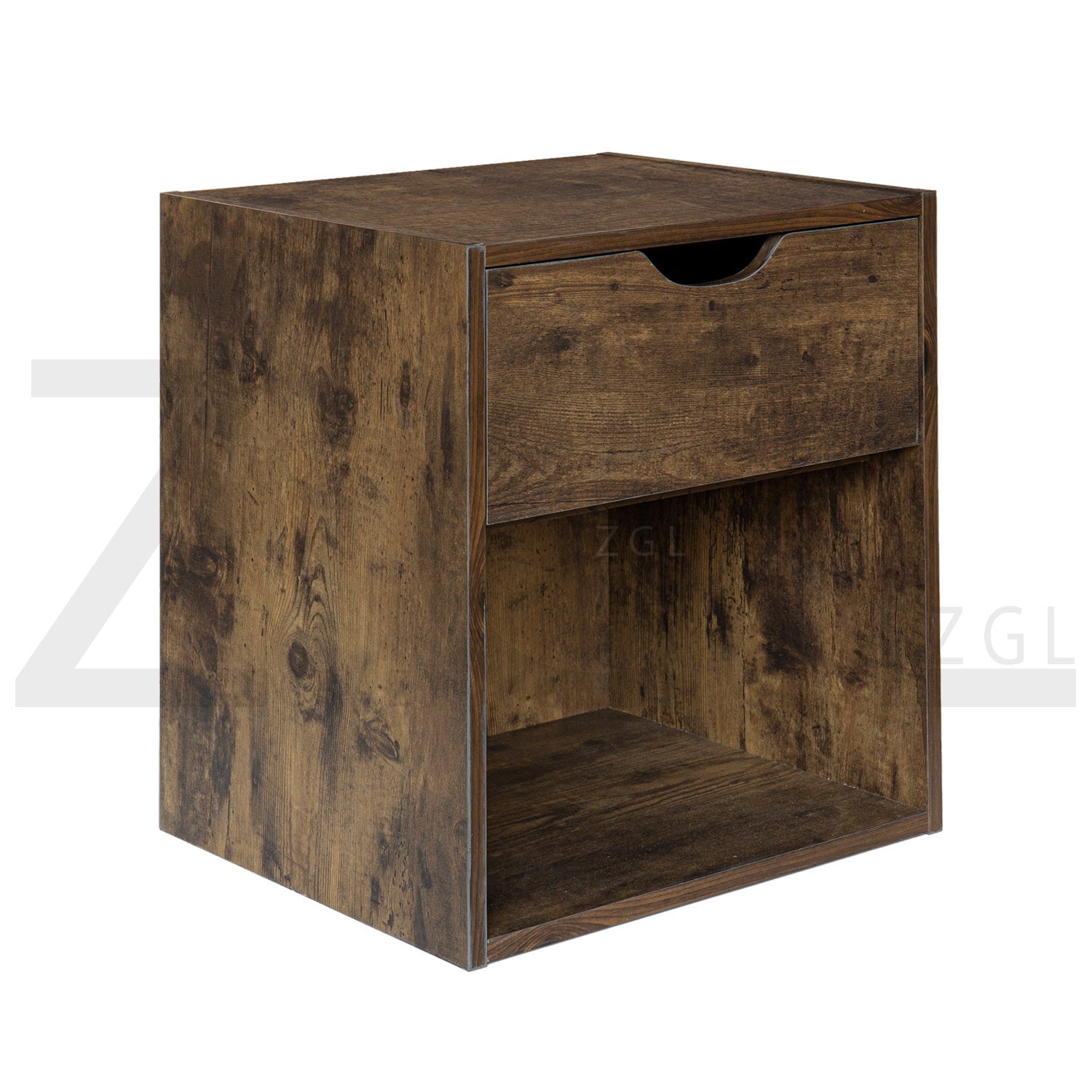 Kadeem Vintage Brown Nightstands