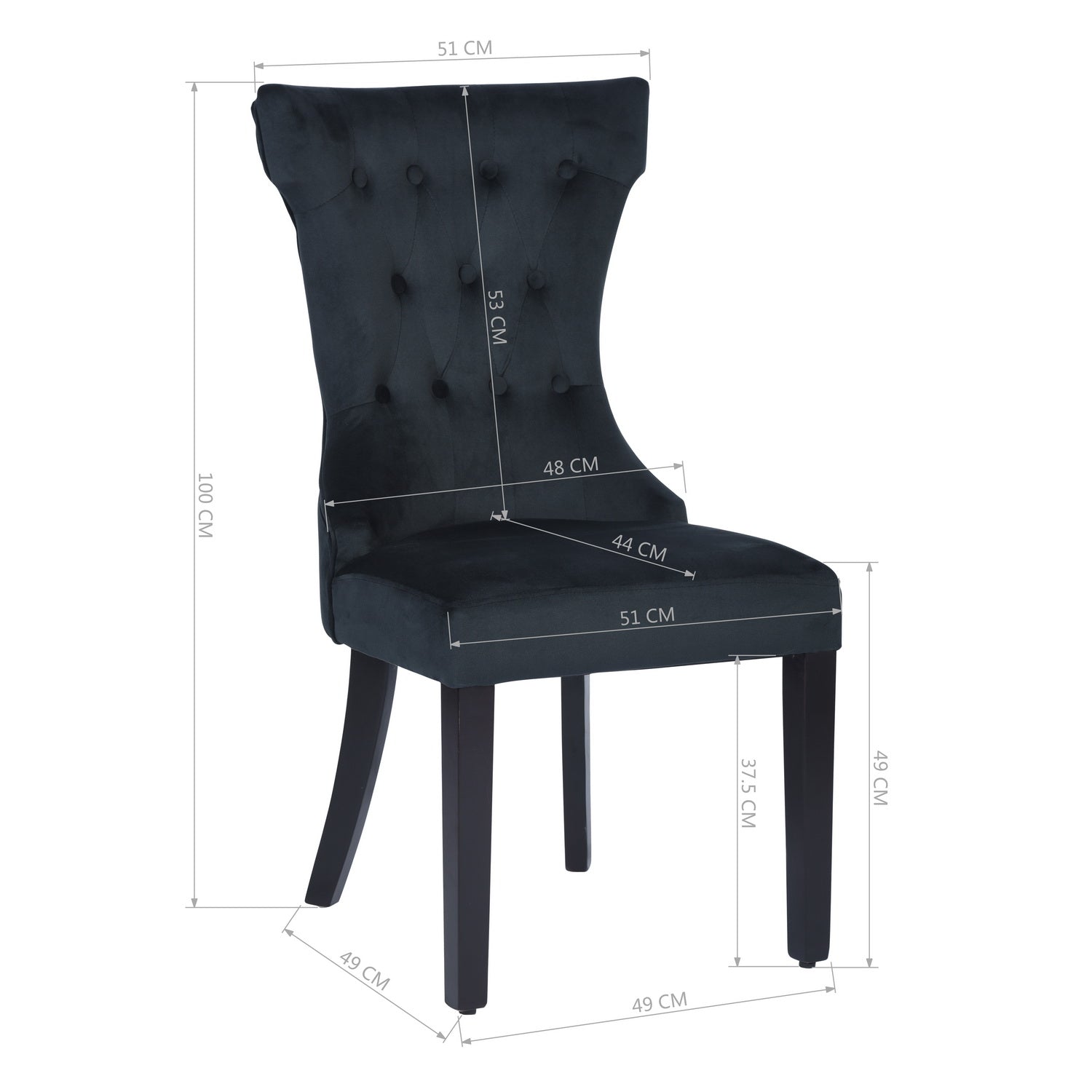 Kade Velvet Dining Chair