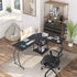 Kante Black Wood Office Desk