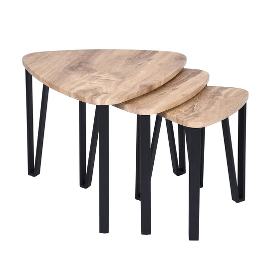 Kauwhata Oak Balck Leg A Coffee Tables