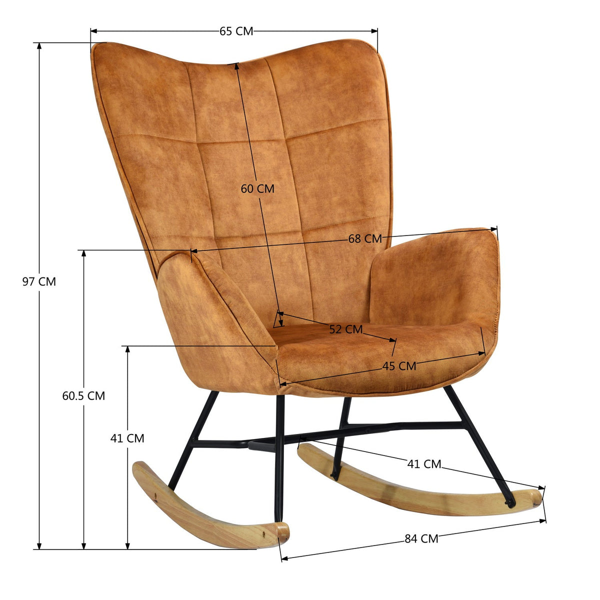 Kelan Mustard Accent Chairs