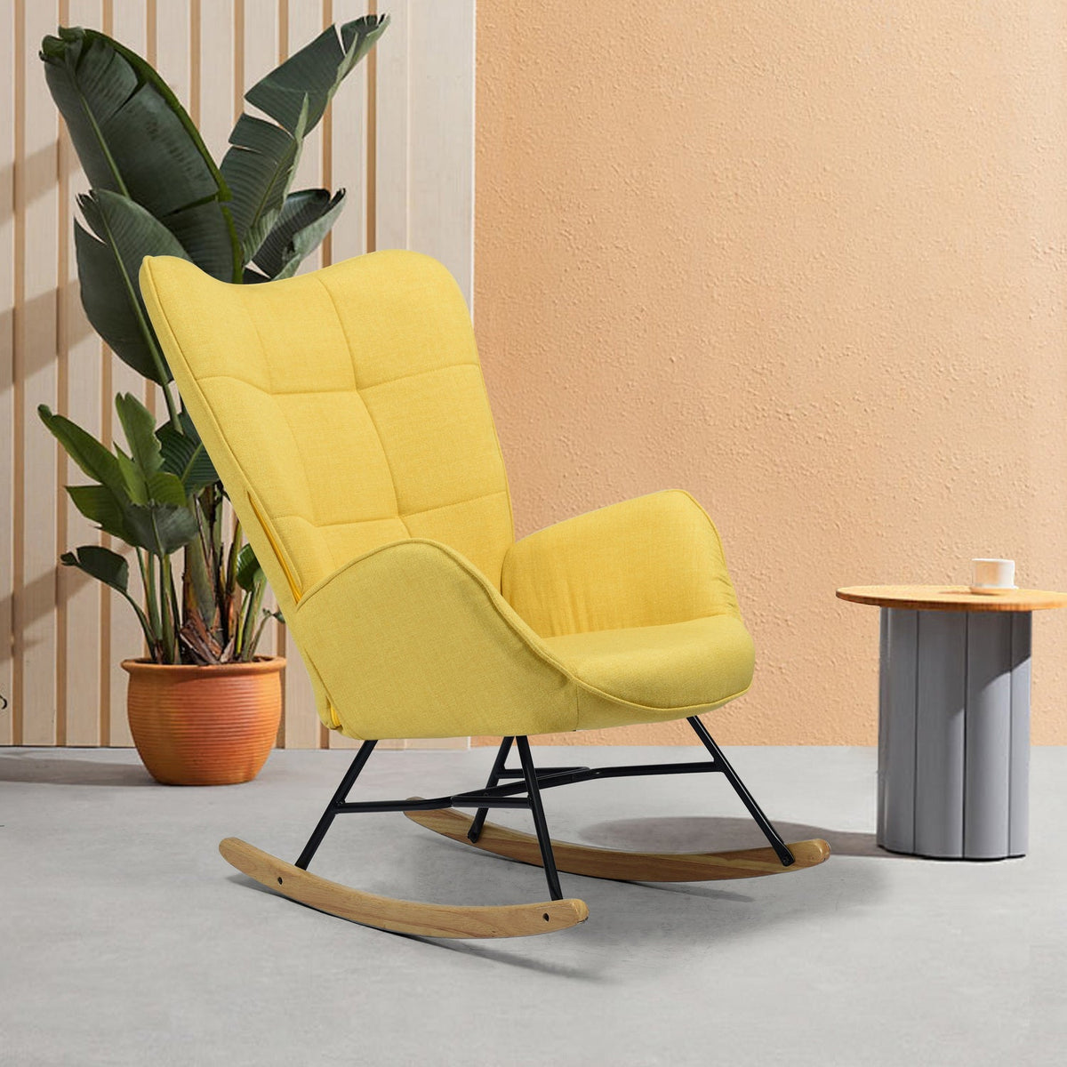 Kelan Yellow Accent Chairs