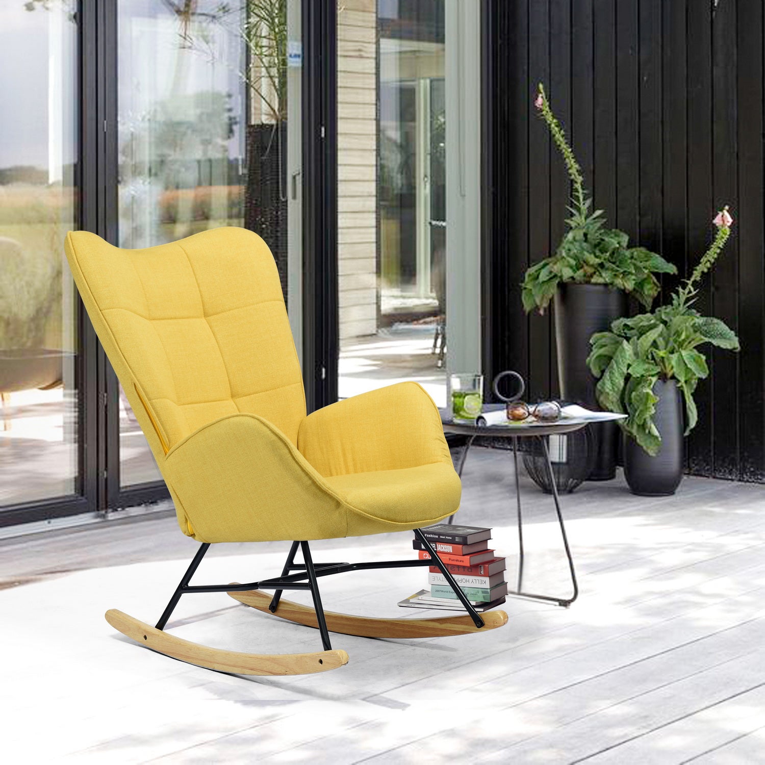 Kelan Yellow Accent Chairs