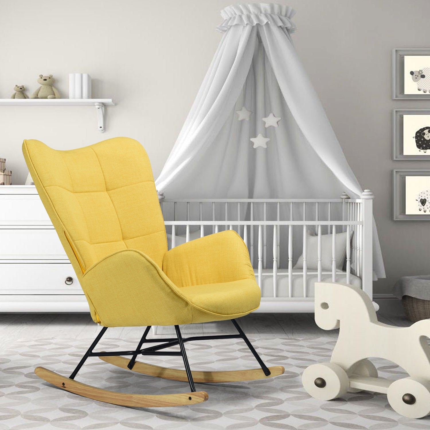 Kelan Yellow Accent Chairs