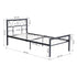 Khaos Single Bed Bk Beds