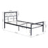 Khaos Single Bed Bk Beds