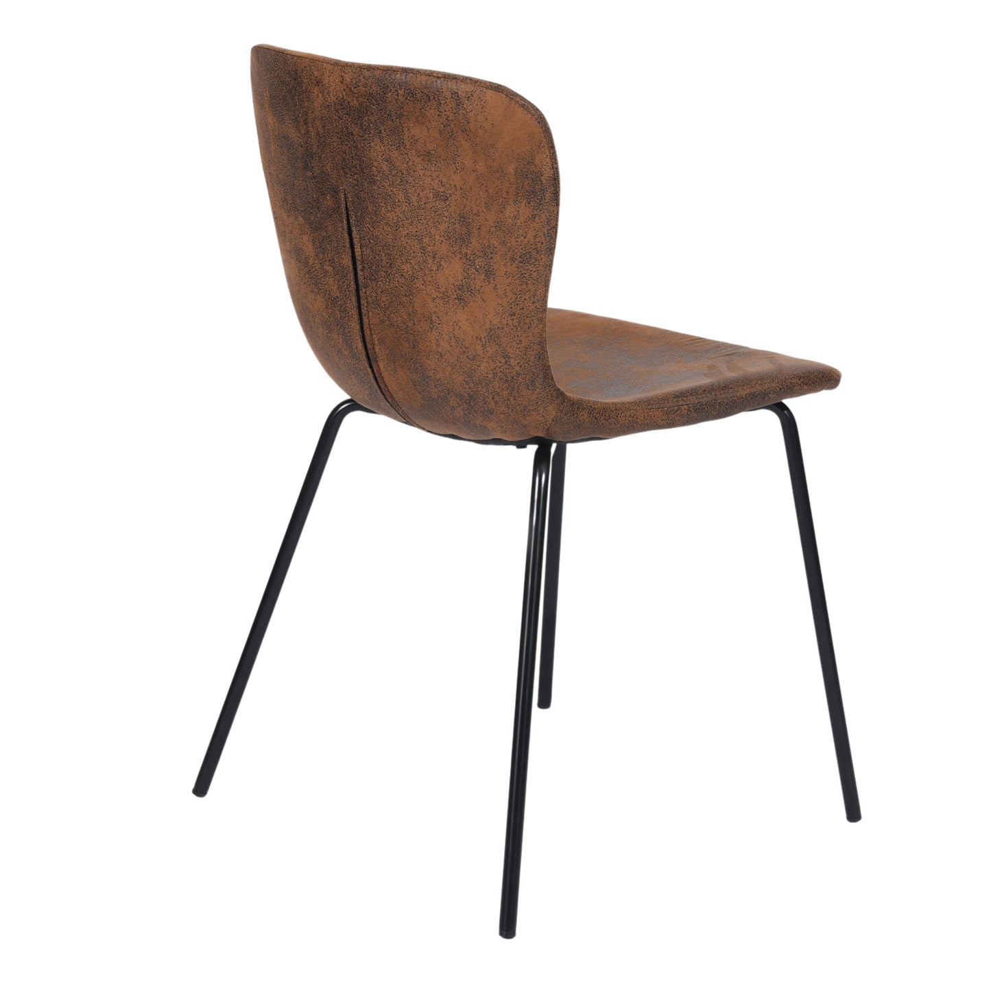 Koziello Suede Black Legs Dining Chairs