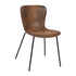 Koziello Suede Black Legs Dining Chairs