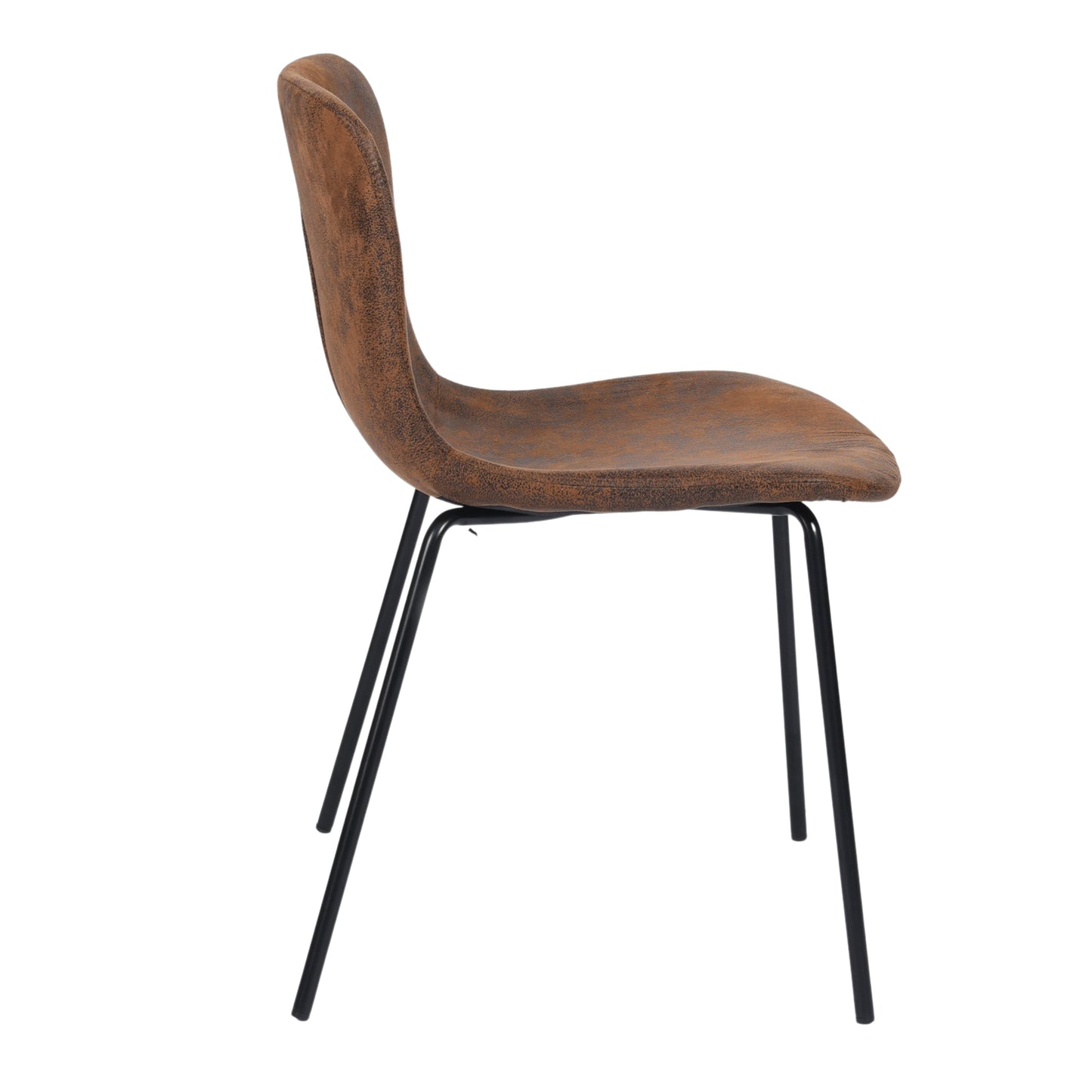 Koziello Suede Black Legs Dining Chairs