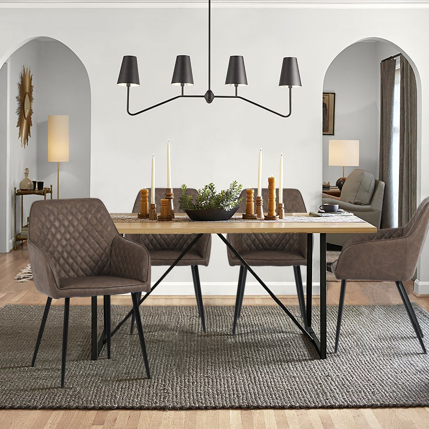Lamo Grey Pu Dining Chair