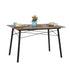 London Wooden Top Dining Table