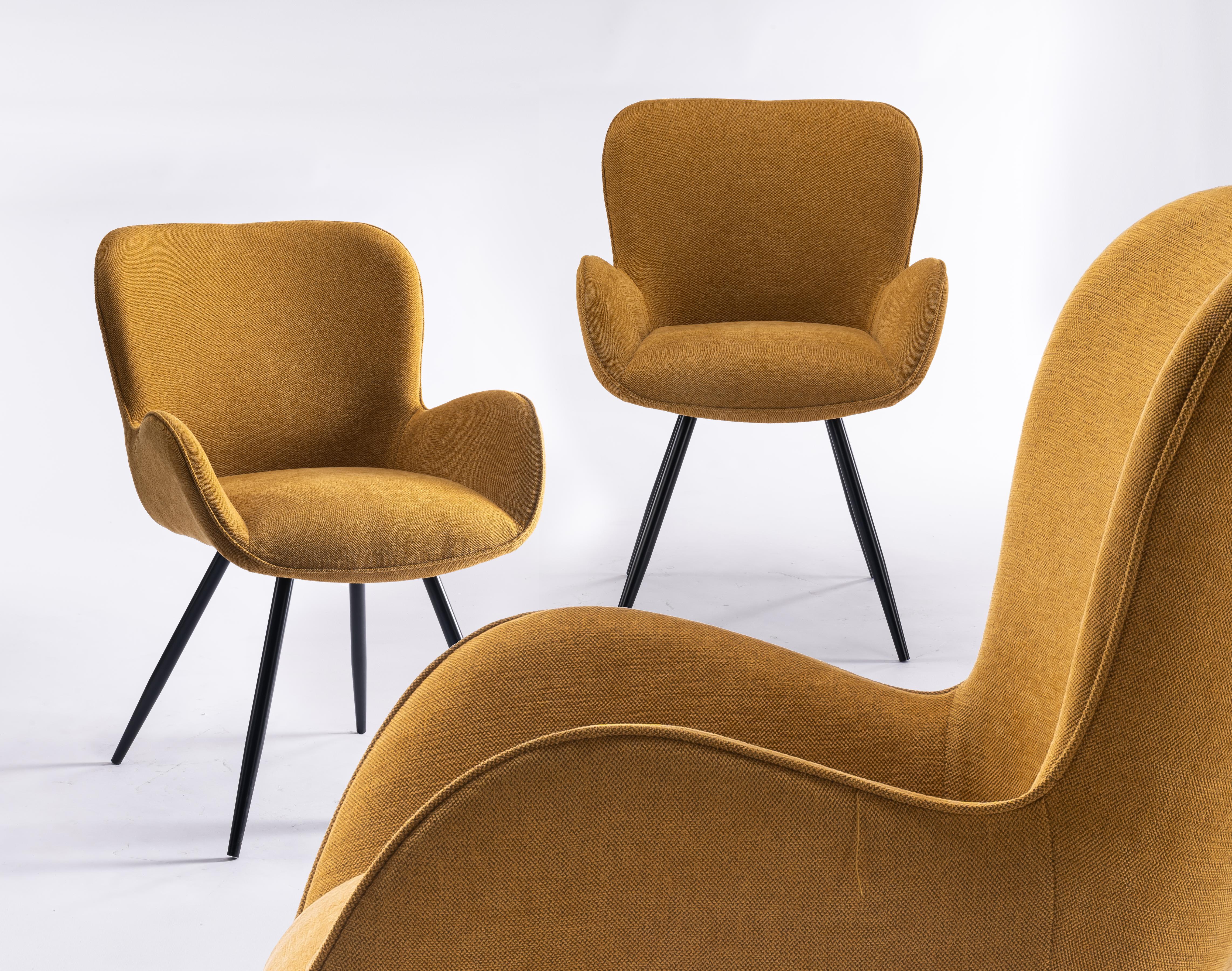 Lille Yellow Dining Chairs