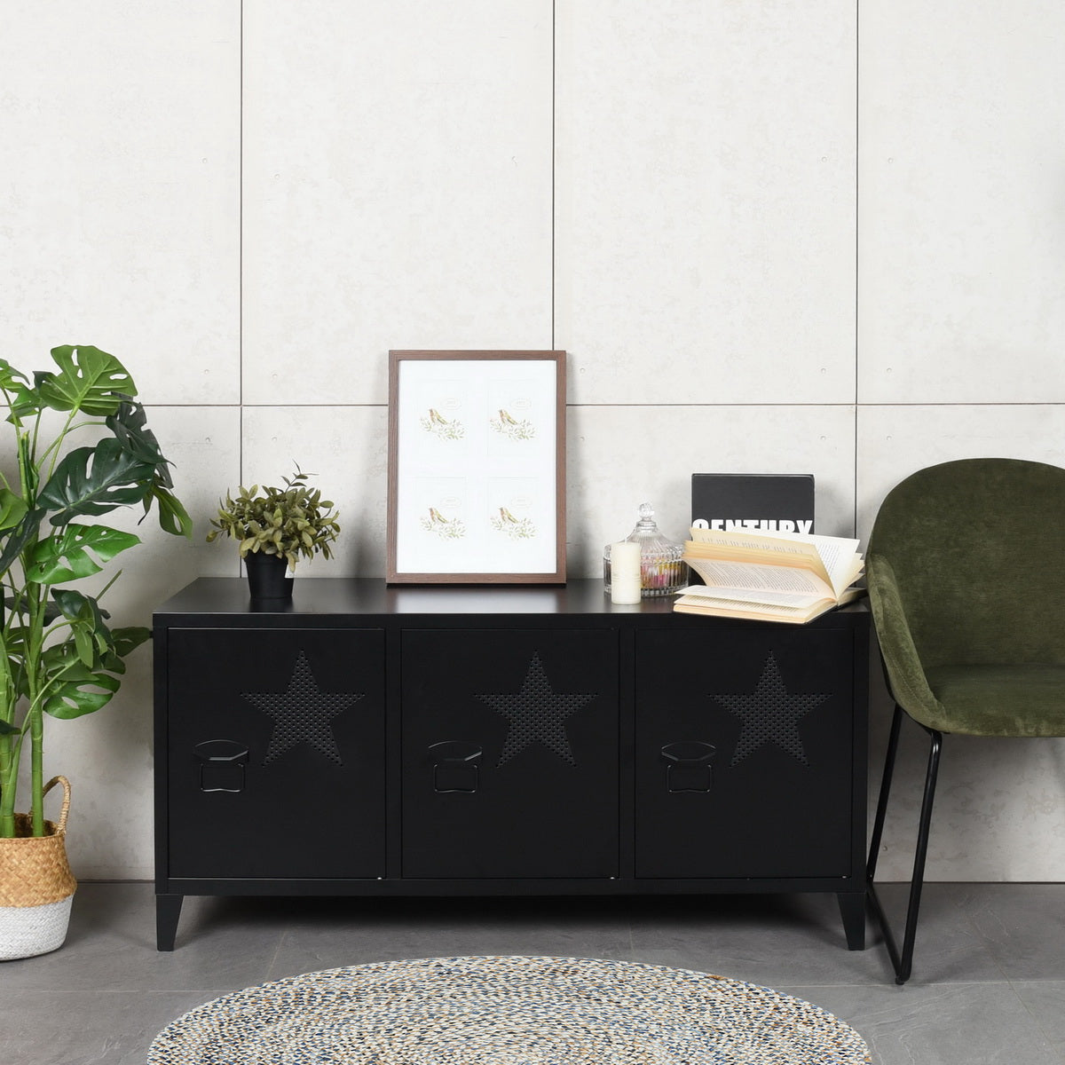 Matapouri Black Stars Accent Chests / Cabinets