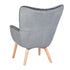 Matisse Velvet Grey Accent Chairs