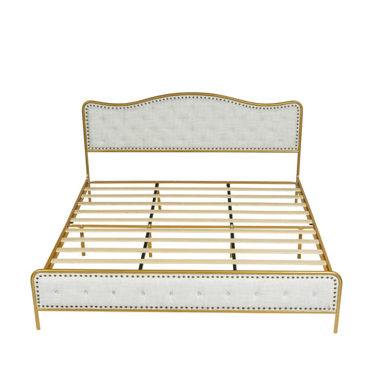 Merle King Beige Beds