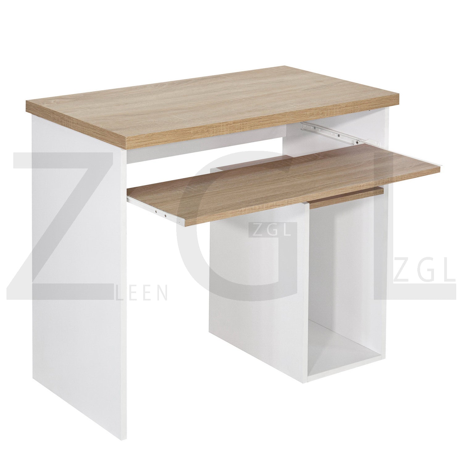 Montes Oak White Desks