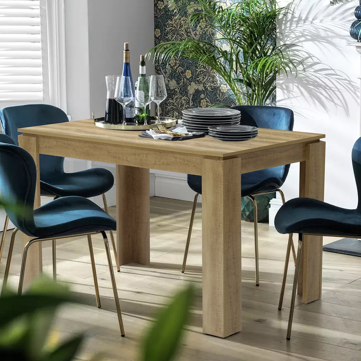 Musk 120 Oak 1Pc Dining Tables