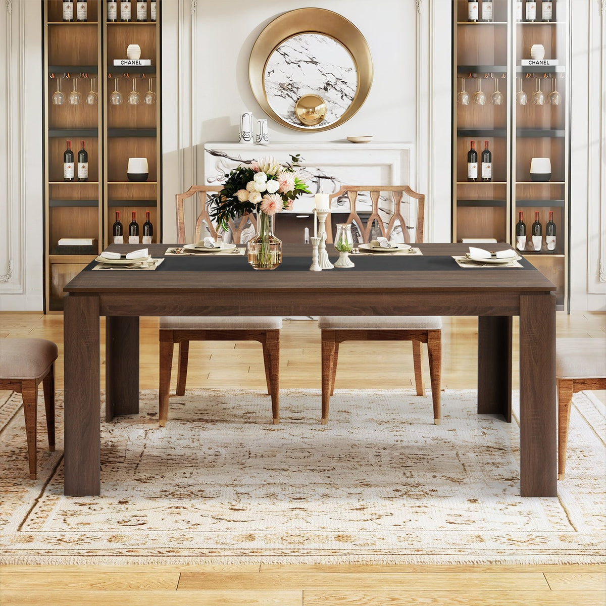Musk 160 Brown 2Pc Dining Tables