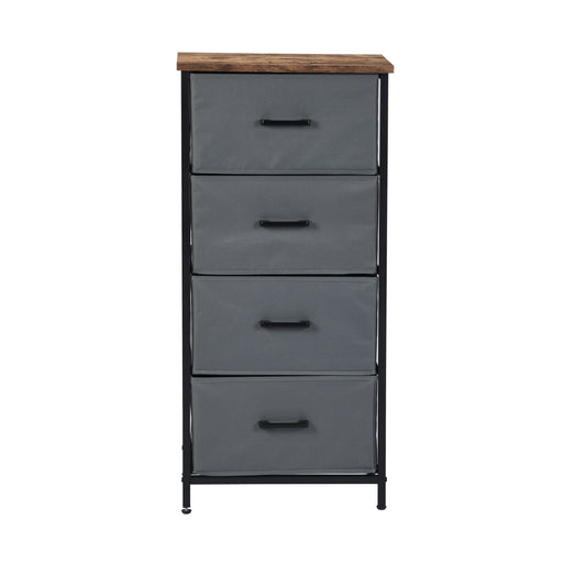 Natesa 4 Levels Grey Accent Chests / Cabinets