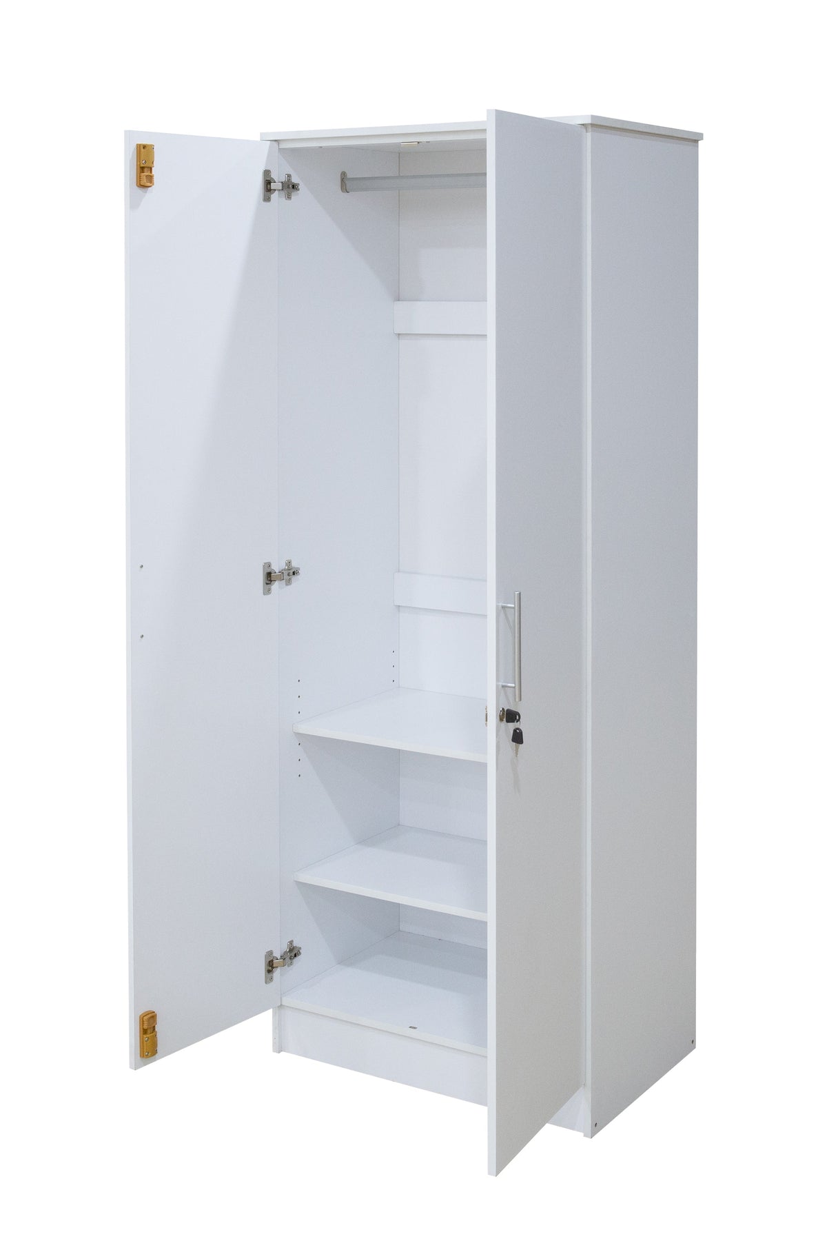 Ndidi White Armoires & Wardrobes