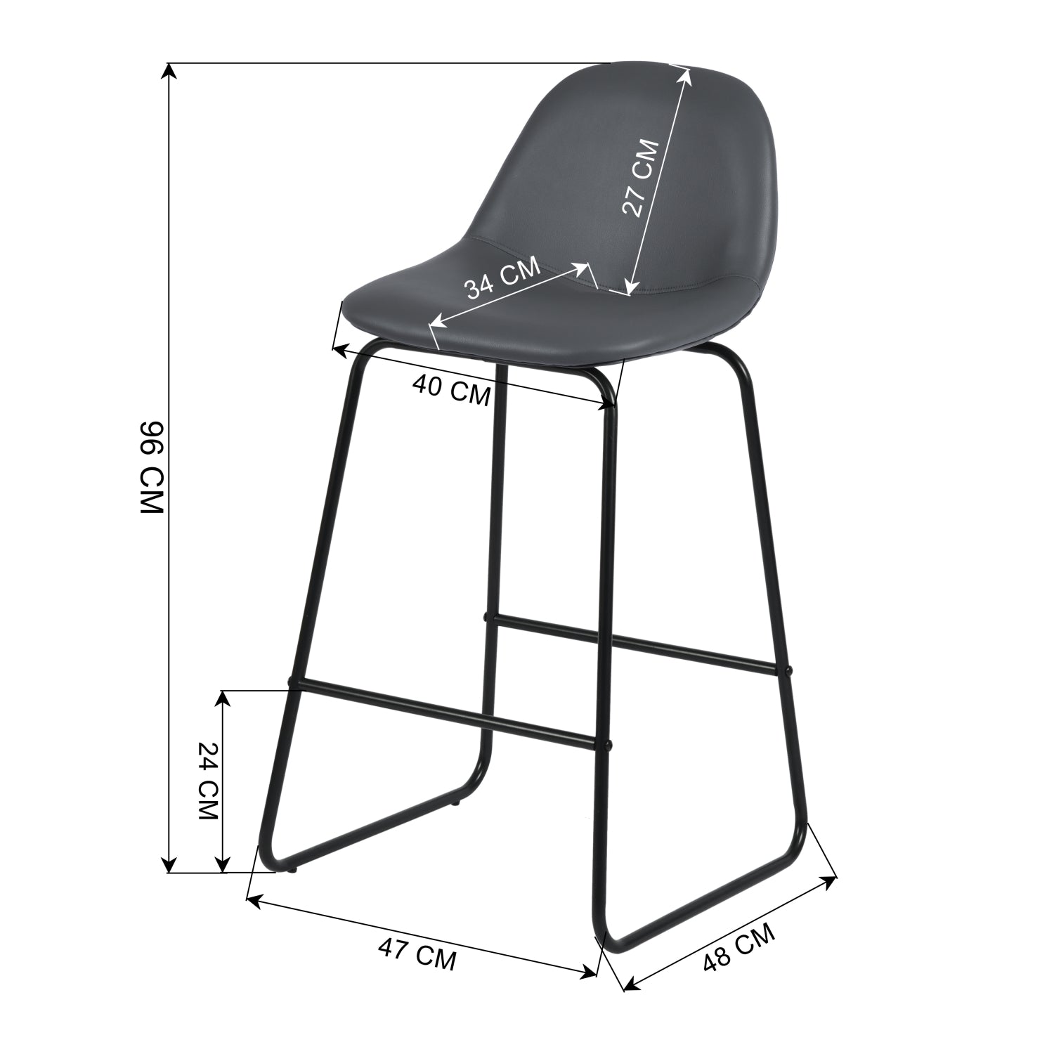 Nedal Bar Stool