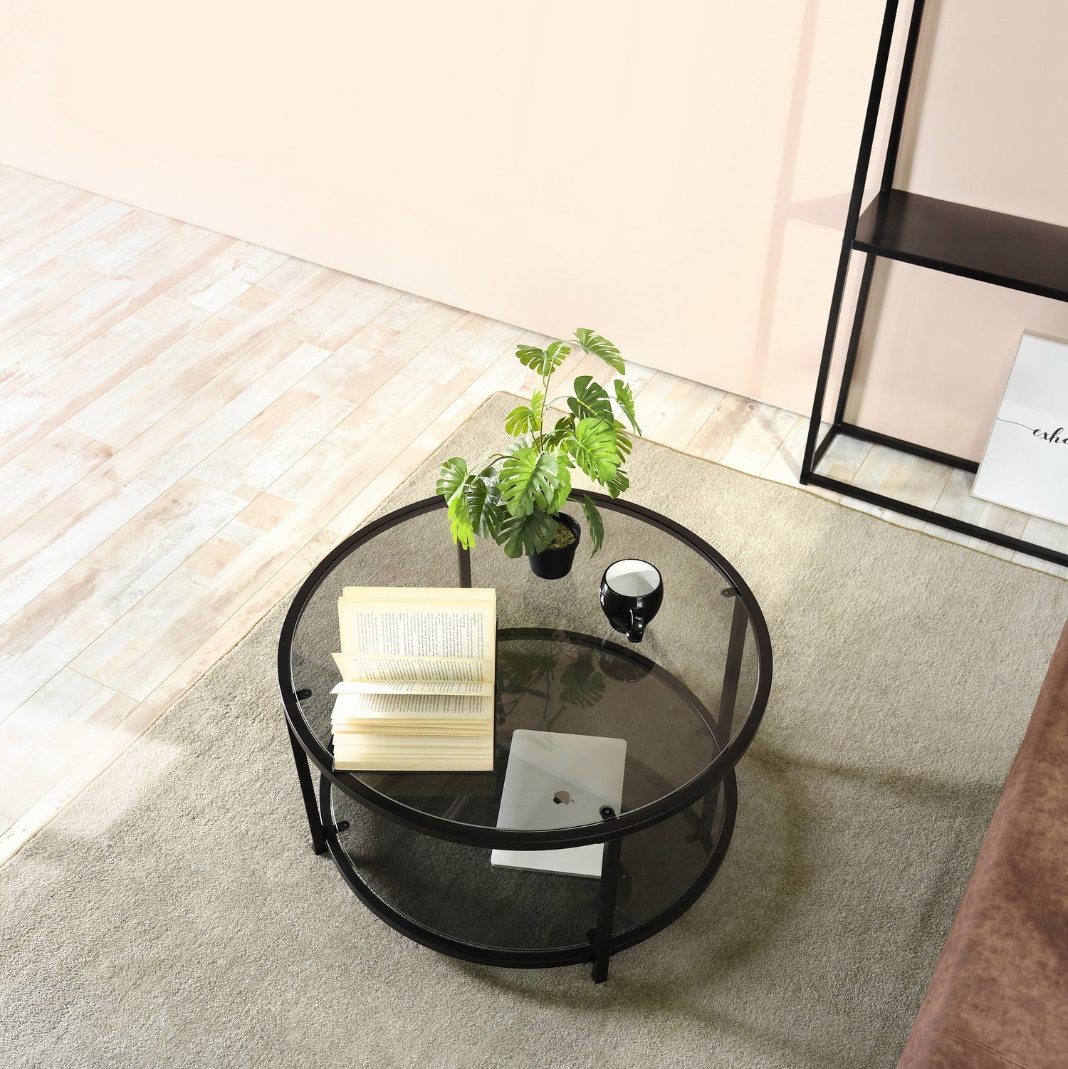 Neka Smoky Grey Coffee Table