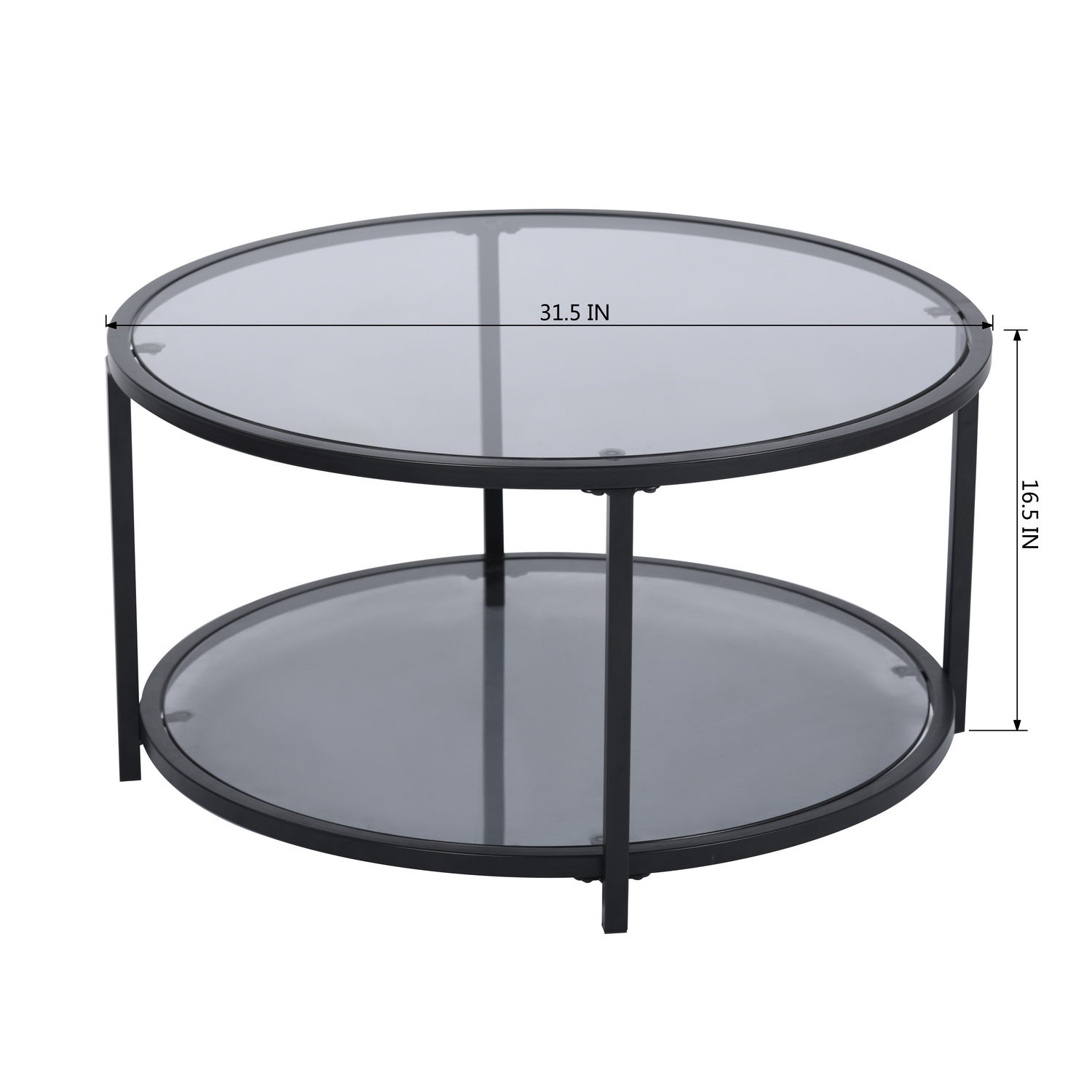 Neka Smoky Grey Coffee Table