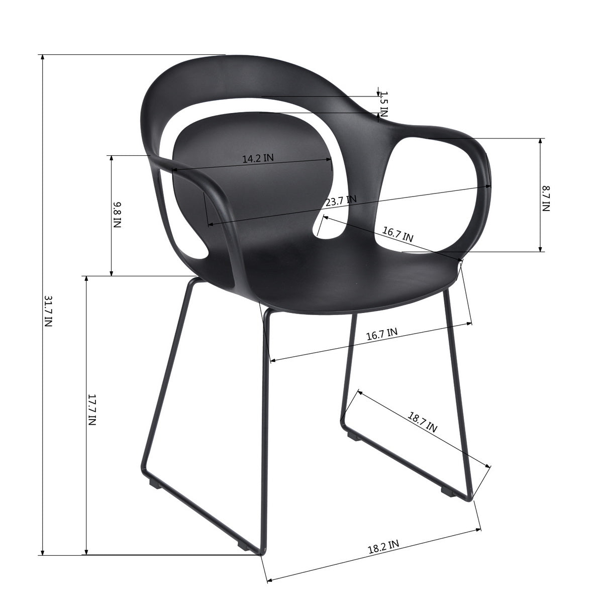 Phil Black Pp Dining Chair