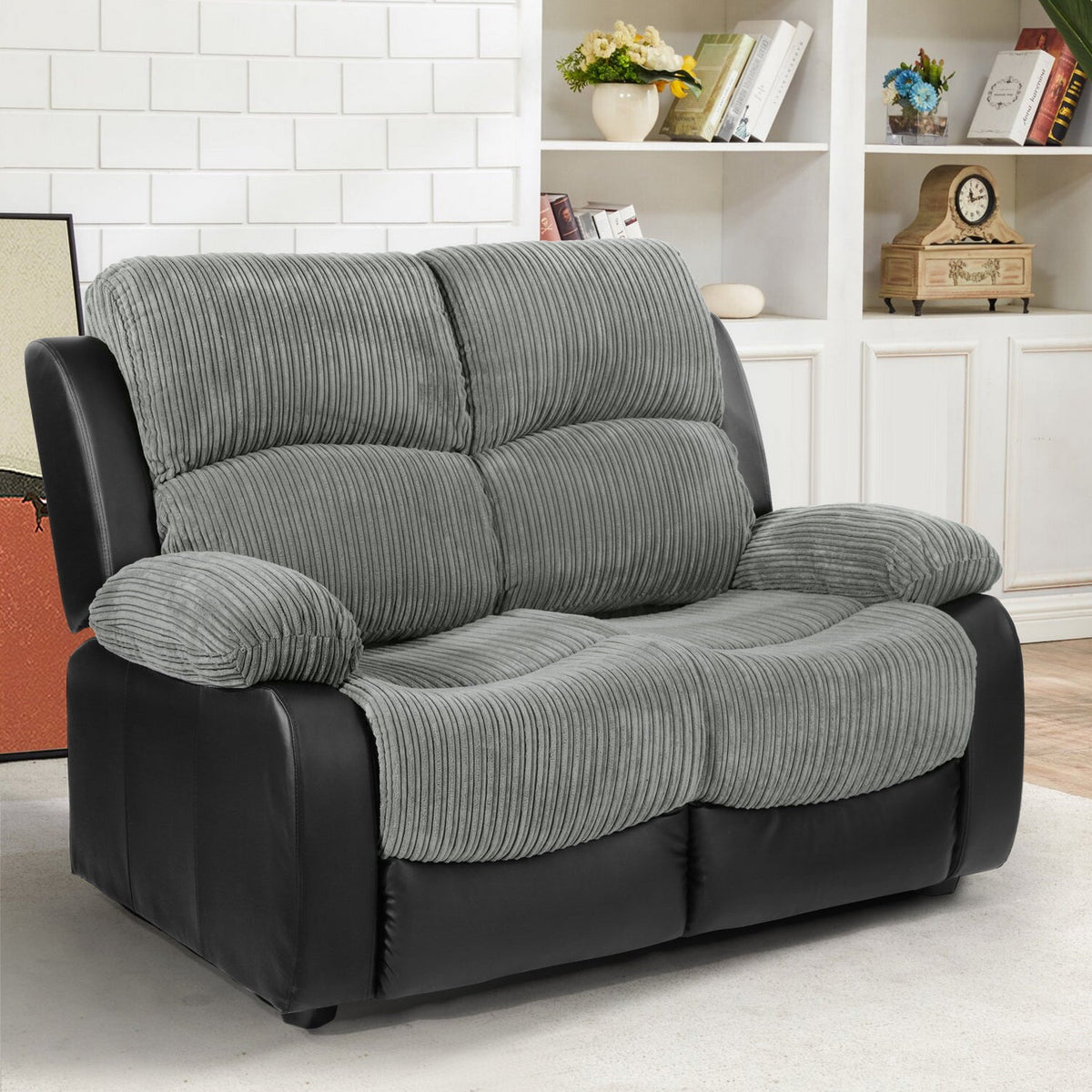 Pizzi Double Size Grey Recliner
