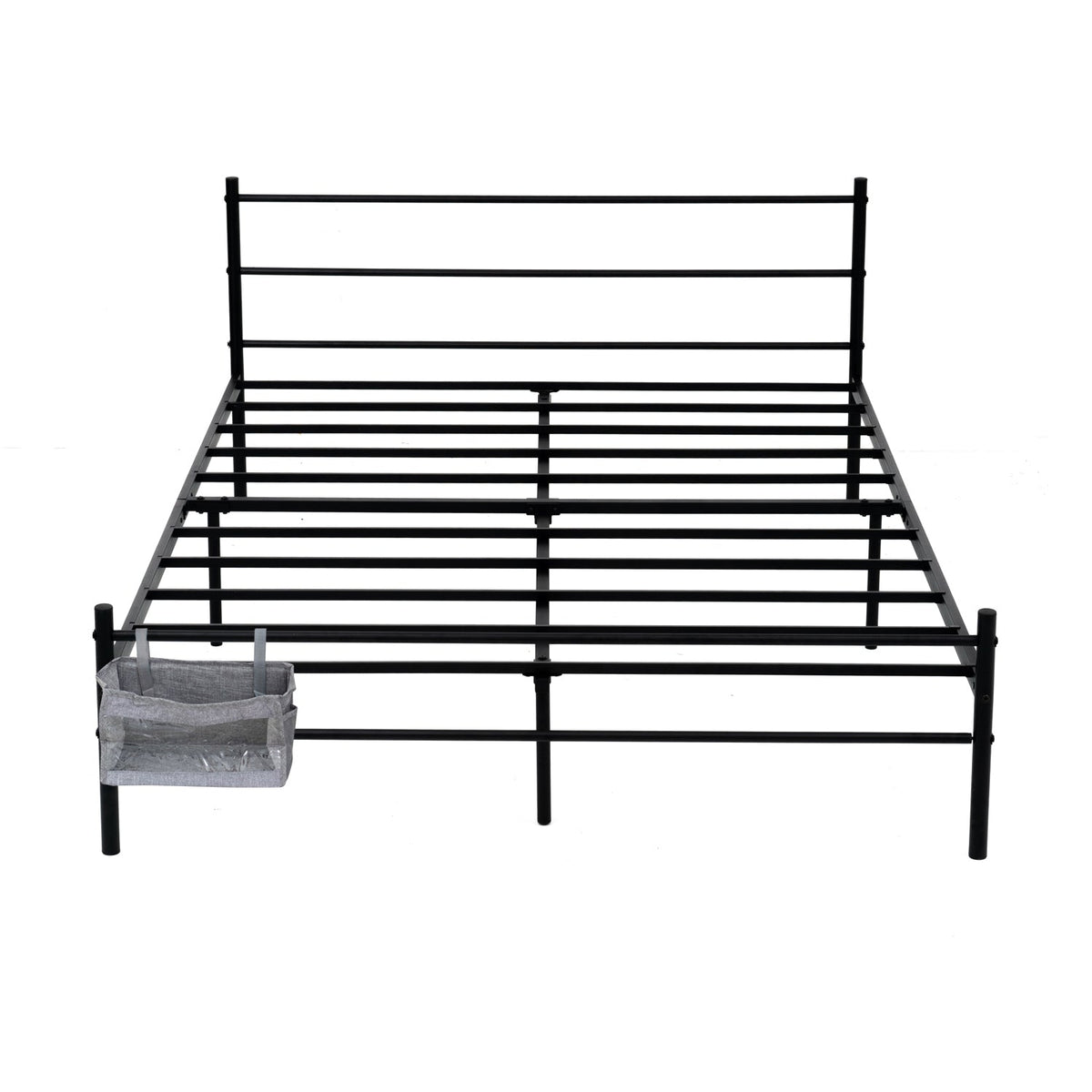 Primo Queen Fabric Black V1 Beds