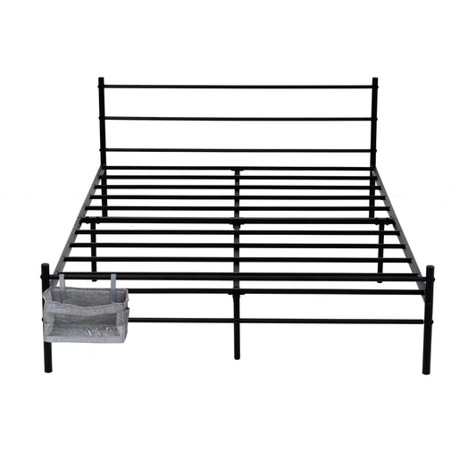 Primo Queen Fabric Black V1 Beds