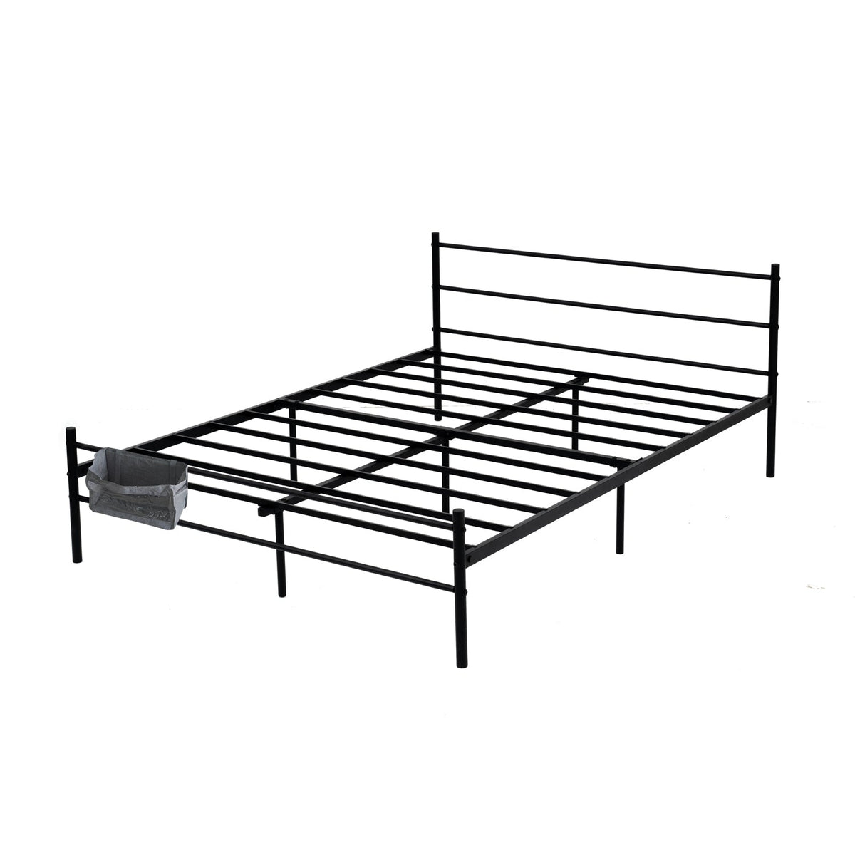 Primo Queen Fabric Black V1 Beds