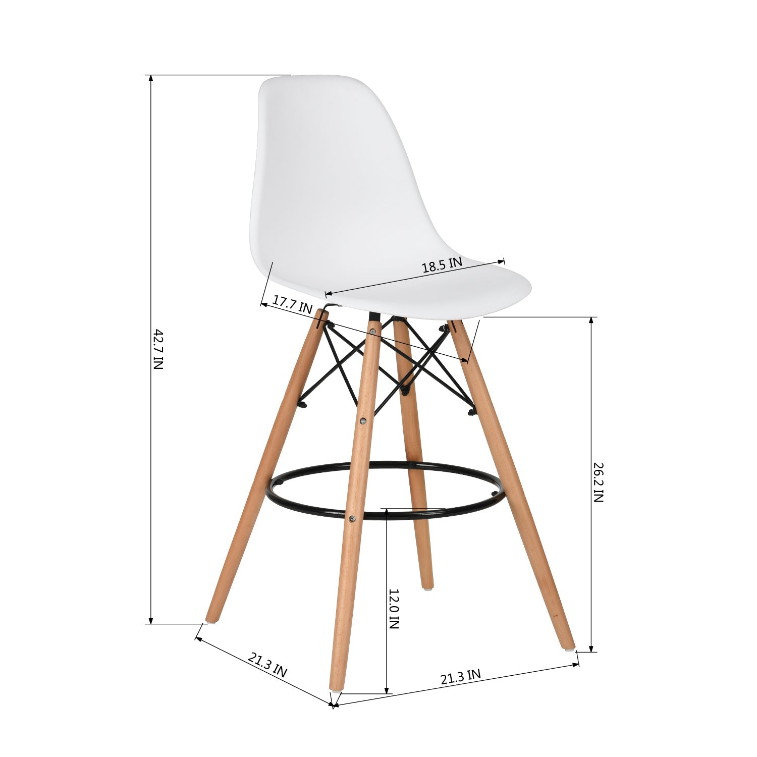 Rico Bar White Rf Bar Stools