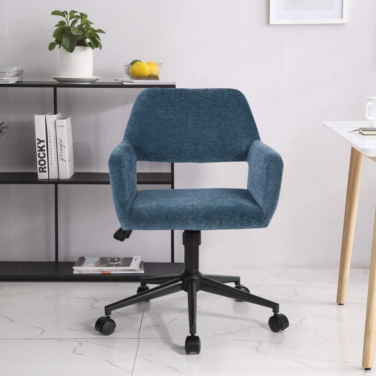 Ross Black Leg Teal Office Chairs