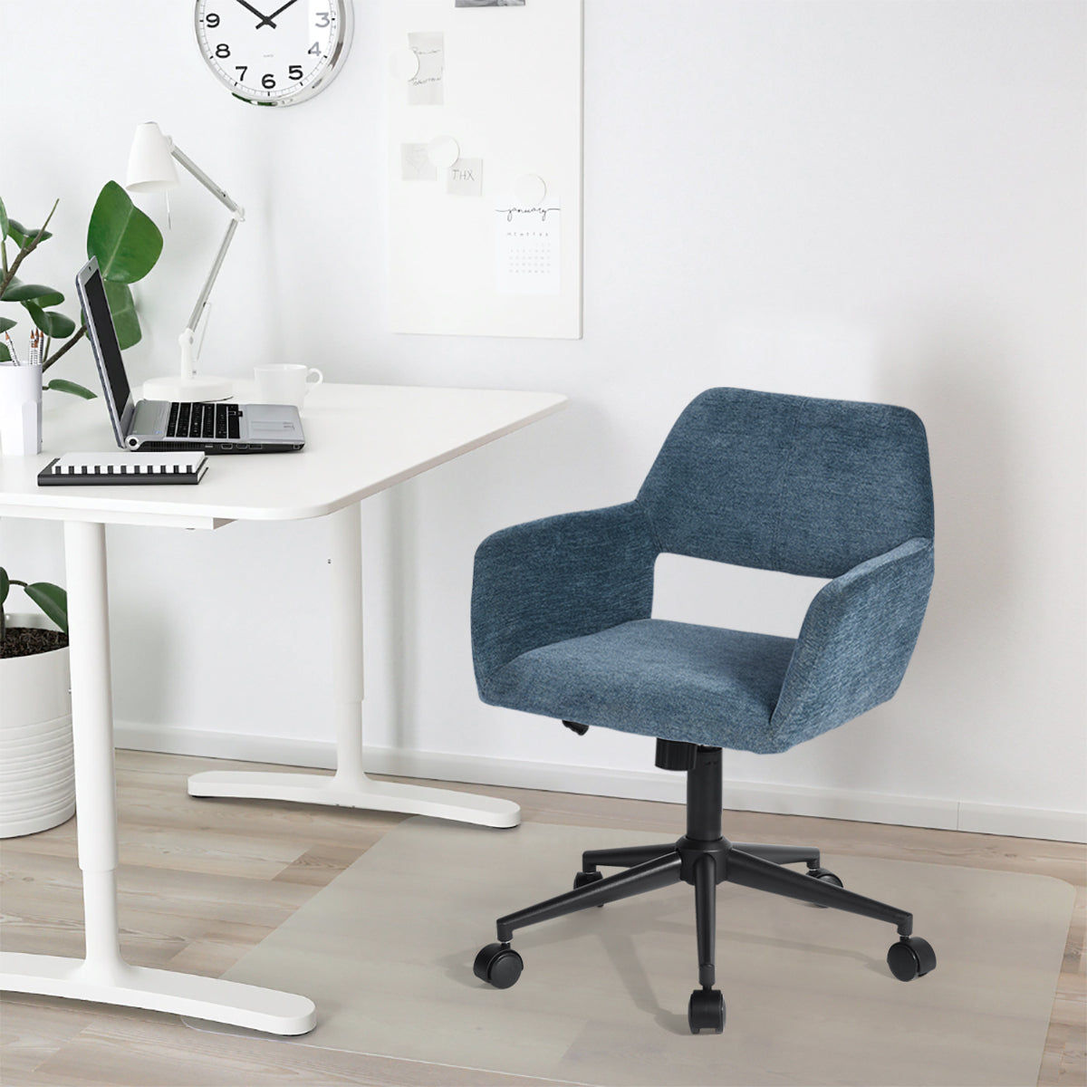 Ross Black Leg Teal Office Chairs