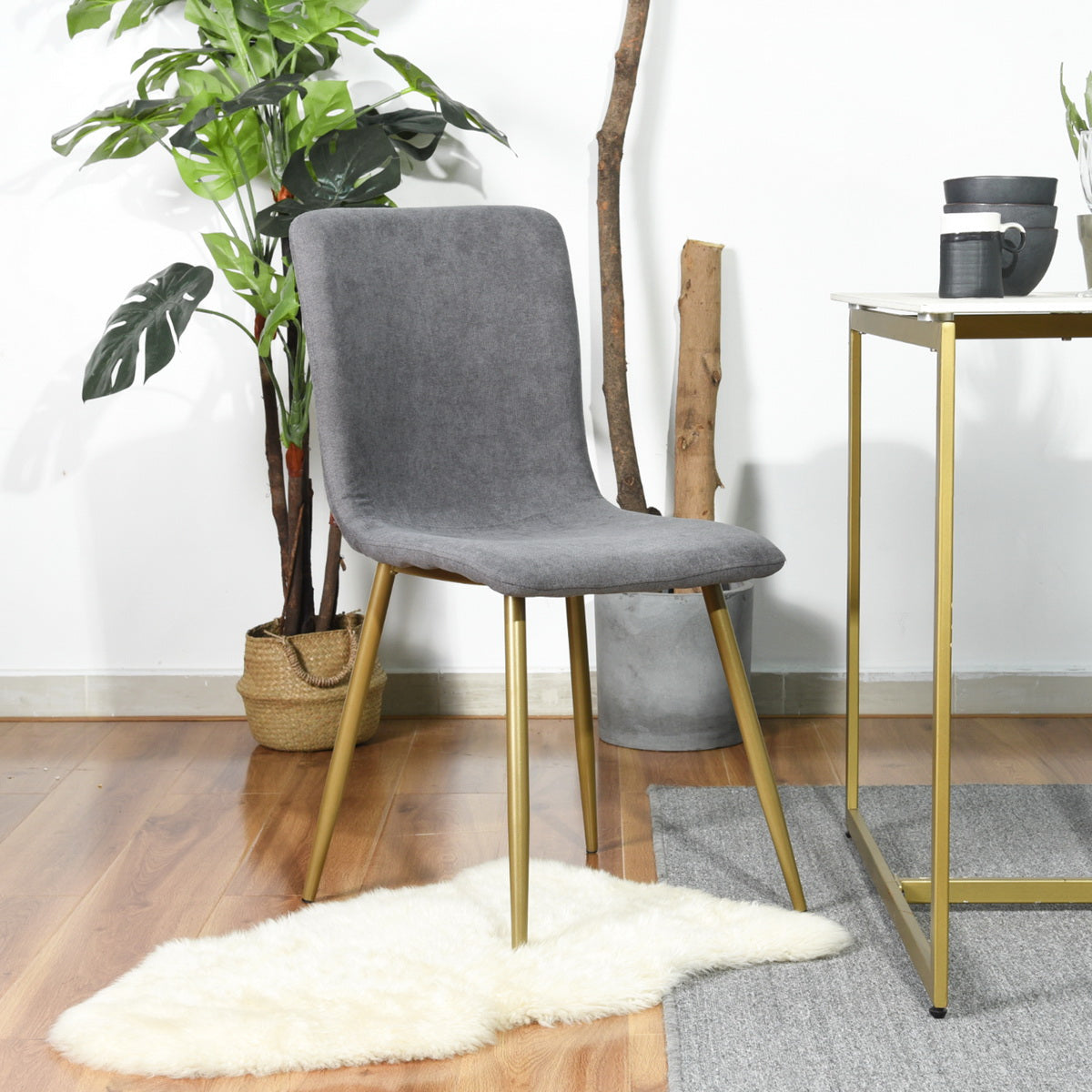 Scargill Dark Grey Dining Chairs