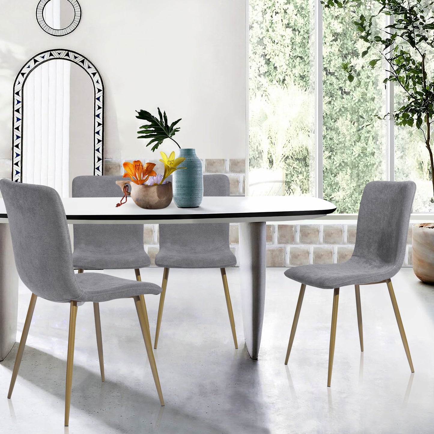 Scargill Dark Grey Dining Chairs