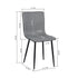 Scargill Grey  Fellce  Pu Dining Chairs