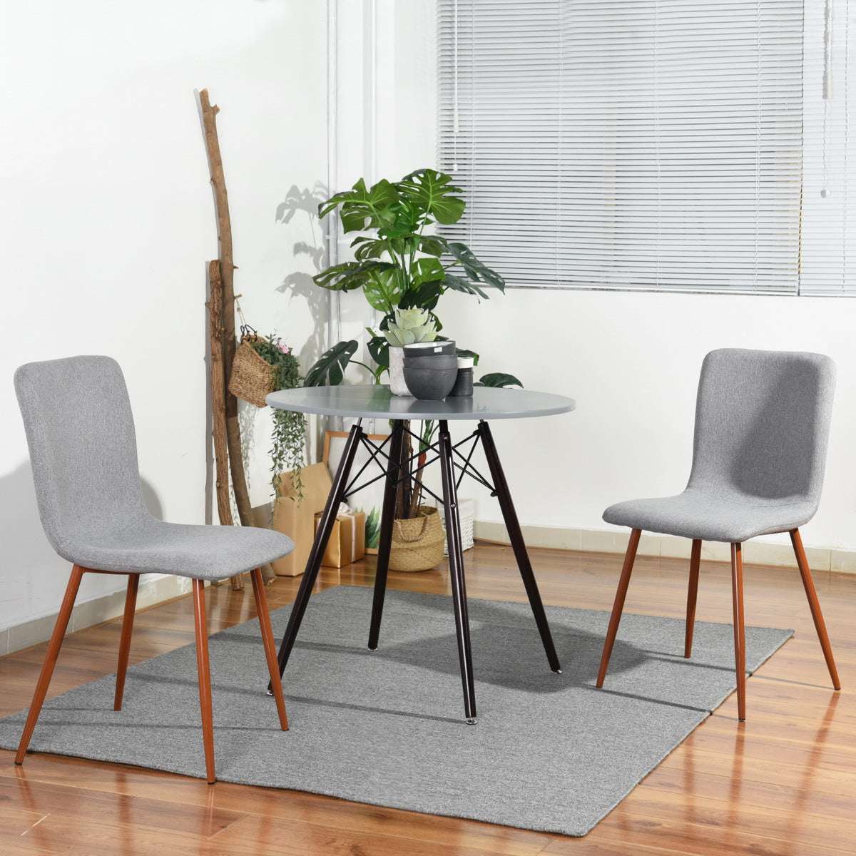 Scargill Grey Oak Leg Dining Chairs