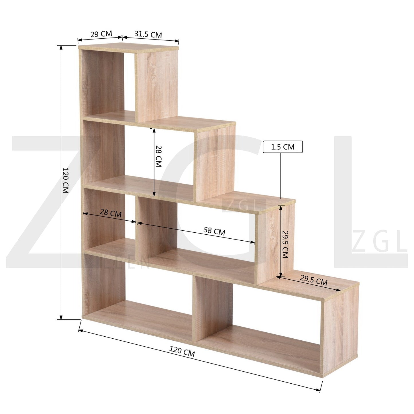 Simms Small Bookcases