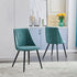 Smeg Terry Green Black Leg Ukfr Dining Chairs