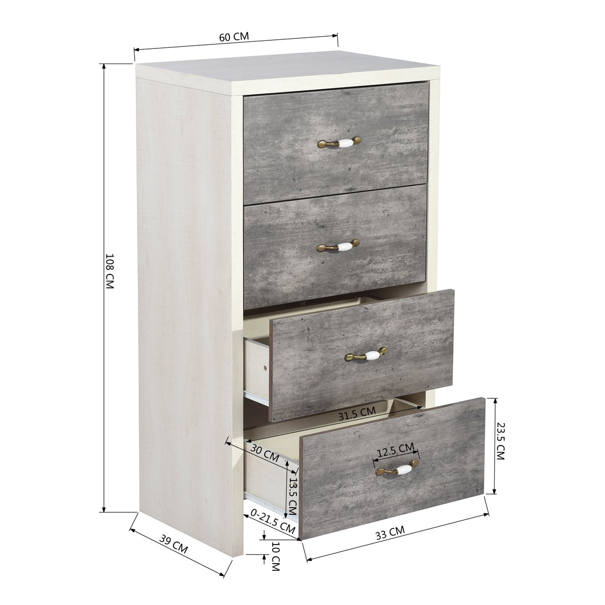 Stuani Side Table Four Doors